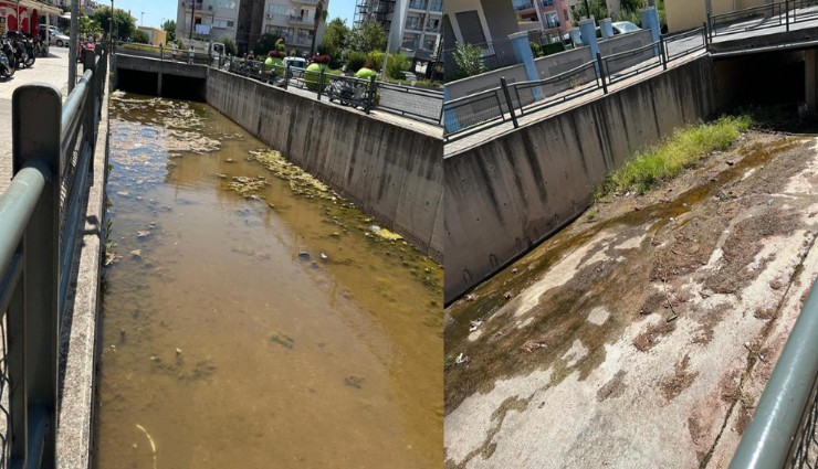 Marmaris’te vatandaşlar kirli dereye çözüm istiyor