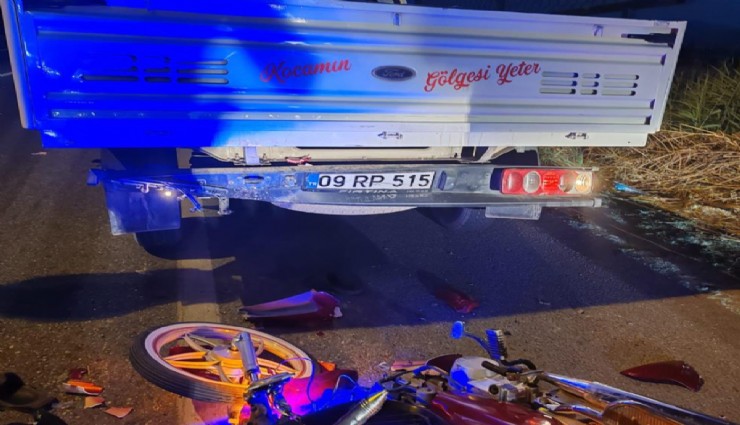 Aydın’da motorsiklet kazası: 1 kişi hayatını kaybetti