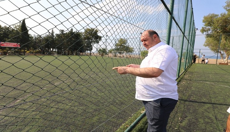 Orta Mahalle’de sahalar yenilenecek