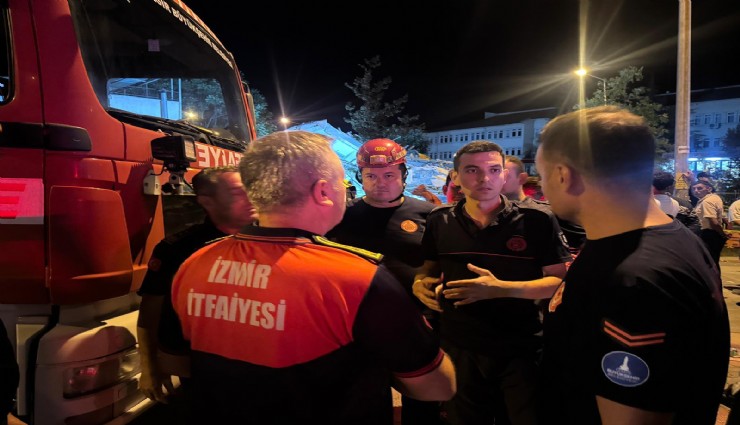 Sındırgı’daki deprem sonrası İzmir ekipleri görevde