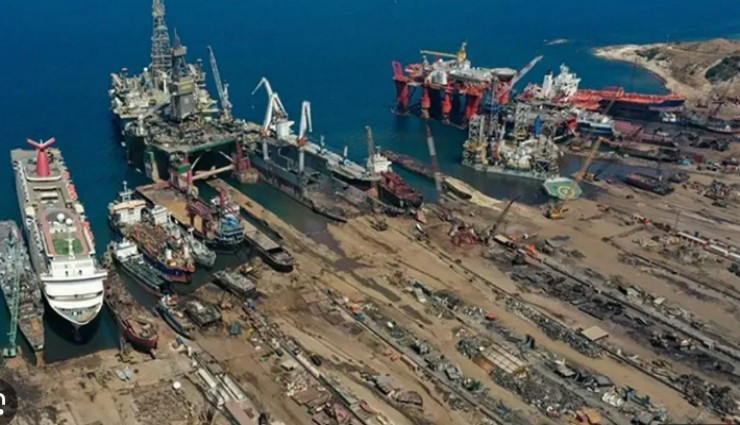 Aliağa’da tartışmalı konu rafa kalktı: Gemi döküm tesisine ÇED engeli