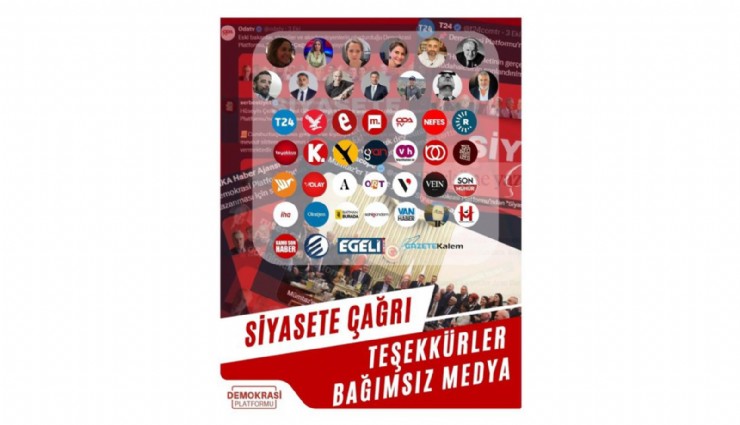 Demokrasi Platformu’ndan bağımsız medya paylaşımı: Egeli Gazete de yer aldı