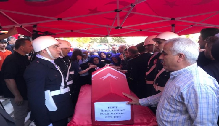 İzmir’deki saldırıda şehit olan polis, memleketi Şanlıurfa’da defnedildi
