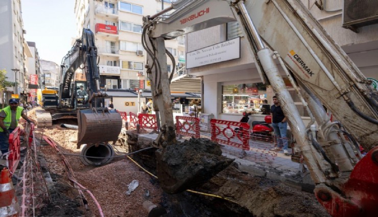 İZSU’dan Alsancak’a 250 milyon liralık altyapı yatırımı