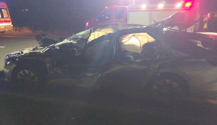 Kütahya-Tavşanlı karayolunda feci kaza: 1 ölü, 2 yaralı