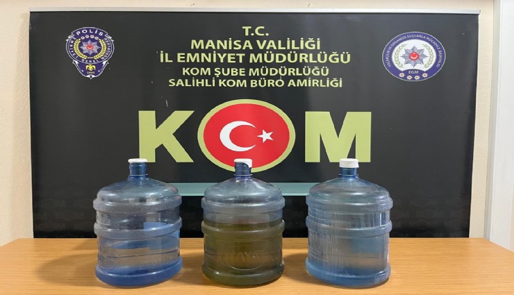 Manisa'da kaçak alkol operasyonu