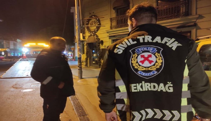 Tekirdağ'da sivil polisi vale sanan alkollü sürücü aracını teslim etmek istedi