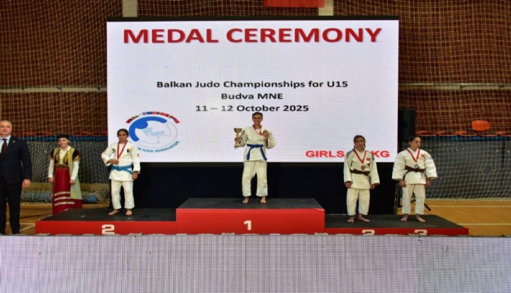 Yunusemreli milli judocu Tekin, Balkan Şampiyonu oldu