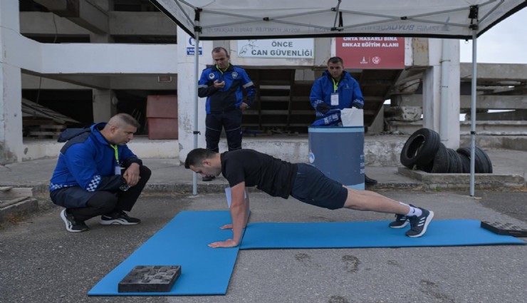 Zabıta olmak isteyen adaylar uygulamalı ve sözlü sınavlarda ter döküyor