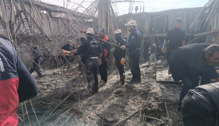 Şanlıurfa'da 2 katlı inşaatta göçük: 5 işçi altında kaldı