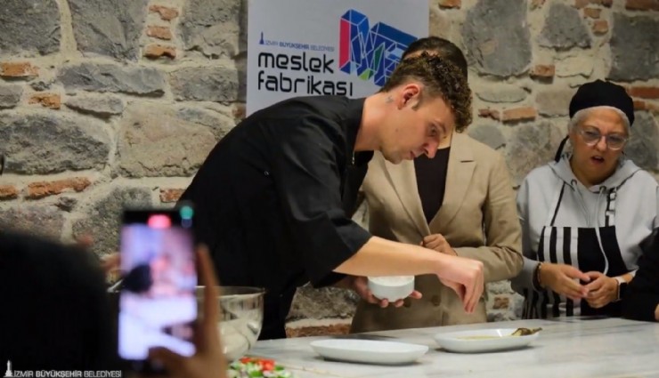 Şef Rıfat Yurttaş, Meslek Fabrikası’nda Ege yemekleri yaptı