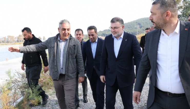 Başkan Saygılı Efes Antik Kent Kanal Projesi’ni yerinde inceledi