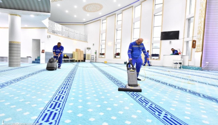Büyükşehir’den ibadethanelere ücretsiz temizlik hizmeti