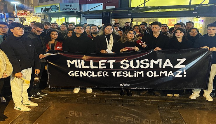 CHP İzmir İl Gençlik Kolları’ndan tutuklu gençlik yöneticisi Şarbat’a özgürlük çağrısı