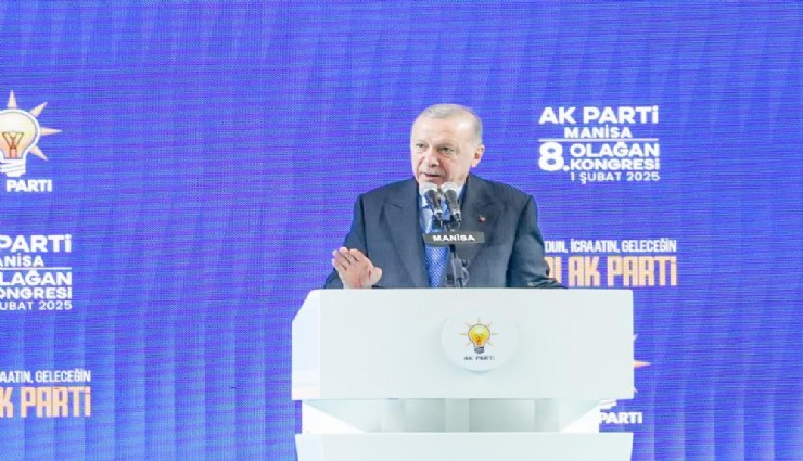 Erdoğan Manisa il kongresinde muhalefete yüklendi: ''CHP seçmenine bir kez daha Allah sabır versin''