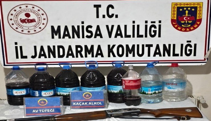 Manisa'da kaçak alkol operasyonu