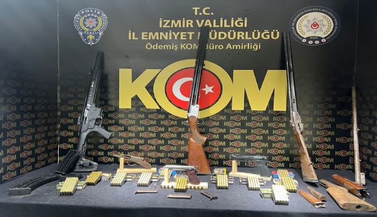 İzmir’de yasa dışı silah ticareti operasyonunda 1 kişi yakalandı