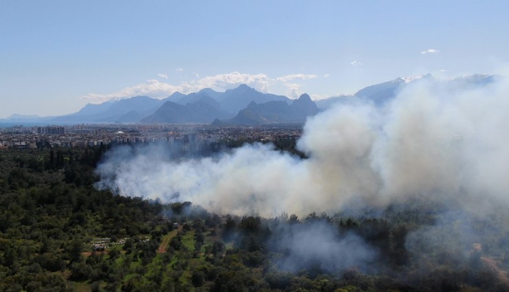 Antalya'nın akciğerlerinde korkutan yangın
