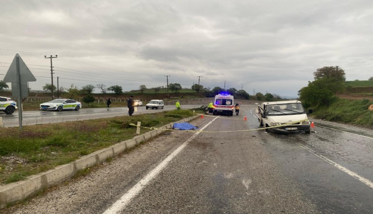 Emekli Okul Müdürü kazada hayatını kaybetti