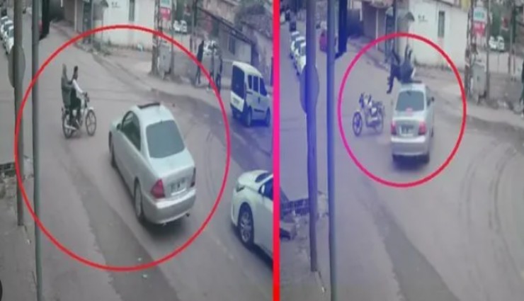 Hatay’daki ölümlü kazada 2 kadının metrelerce havaya uçtuğu anlar kamerada