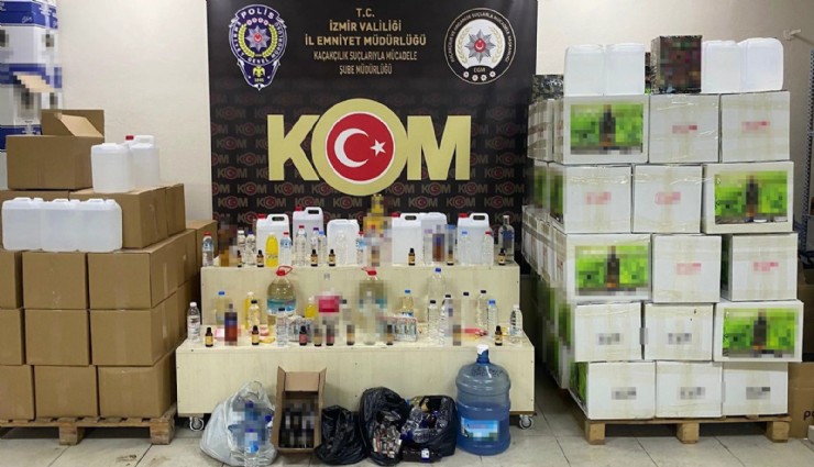 İzmir'de kaçakçılık operasyonu: 6 milyon liralık malzeme ele geçirildi