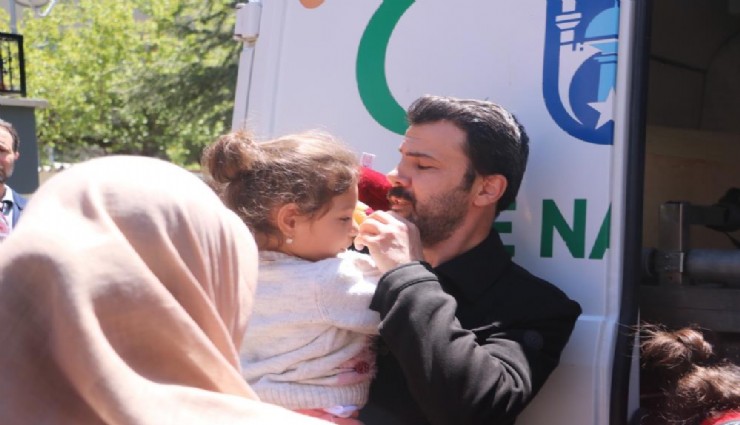 Afyonkarahisar'da 4 yaşındaki kızından şehit babasına acı veda