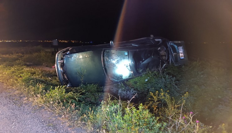 Afyonkarahisar'da takla atan araçtan sağ çıkamayan genç hayatını kaybetti