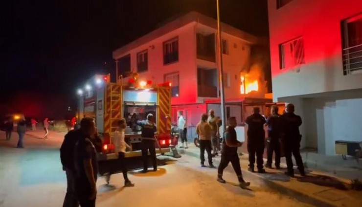 Aydın'da bir evdeki doğalgaz patlamasının ardından yangın çıktı: 1 kişi yaralandı