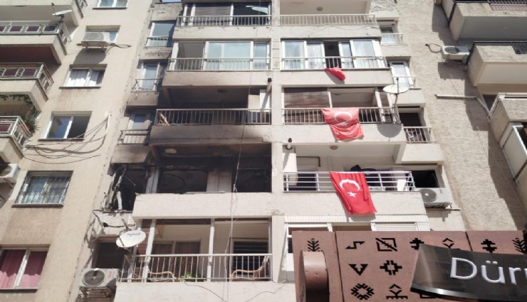 Bornova'daki doğalgaz patlamasının yeni görüntüleri ortaya çıktı