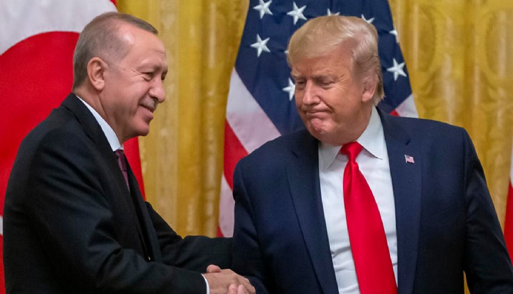Cumhurbaşkanı Erdoğan, ABD Başkanı Trump ile görüştü