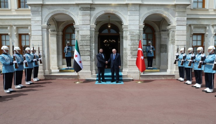 Cumhurbaşkanı Erdoğan, Suriye Lideri Ahmet Şara'yı kabul etti