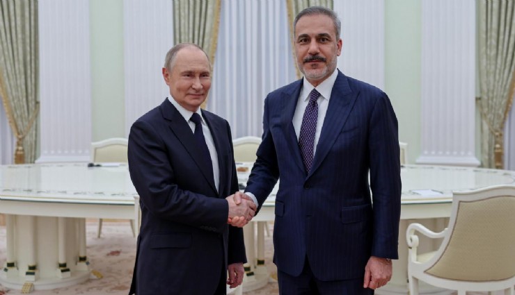 Dışişleri Bakanı Fidan, Rusya Devlet Başkanı Putin ile bir araya geldi