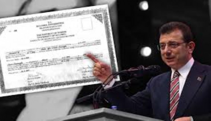 Ekrem İmamoğlu'nun diploması veri tabanından silindi