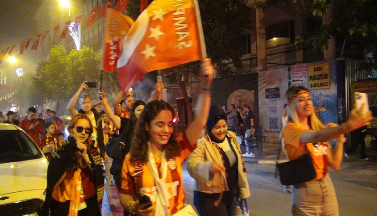 Galatasaray'ın şampiyonluk coşkusu