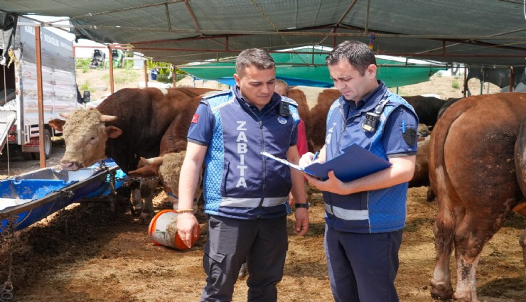 Gaziemir’de kurban satış yerlerinde sıkı denetim