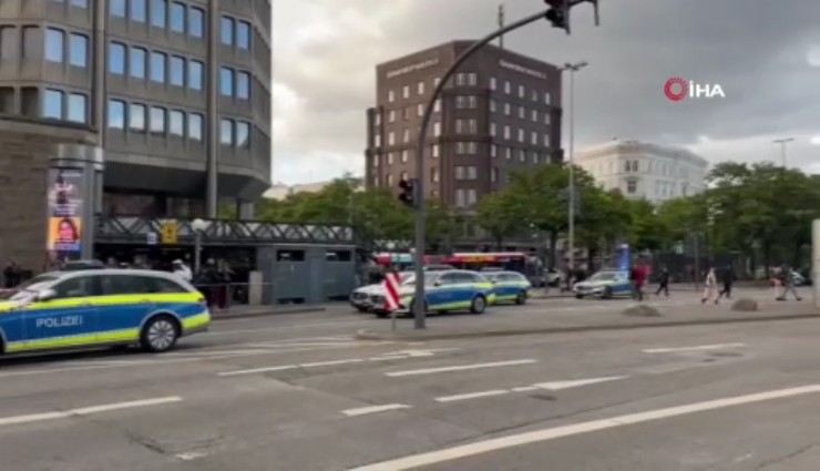 Hamburg'da tren istasyonunda bıçaklı saldırı: 12 yaralı