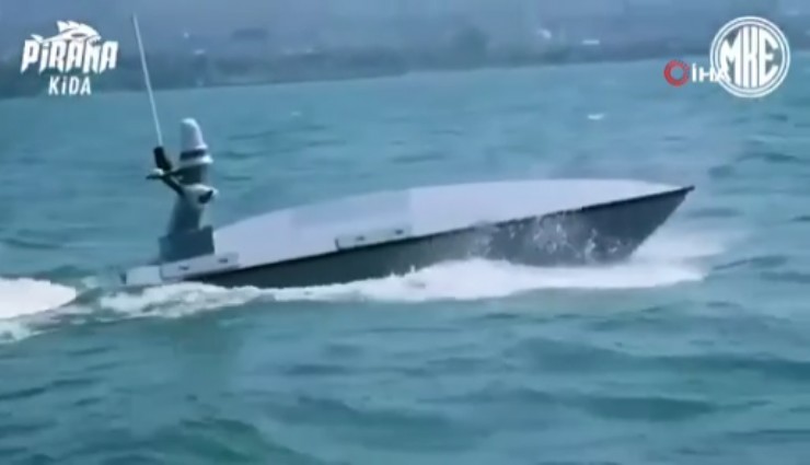 İnsansız Deniz Aracı ’PİRANA KİDA’ göreve hazır