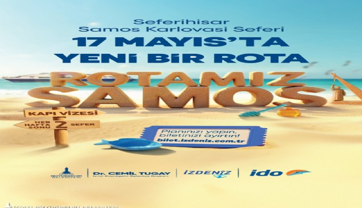 İzdeniz’den Ege seferi: Seferihisar-Samos hattı başlıyor