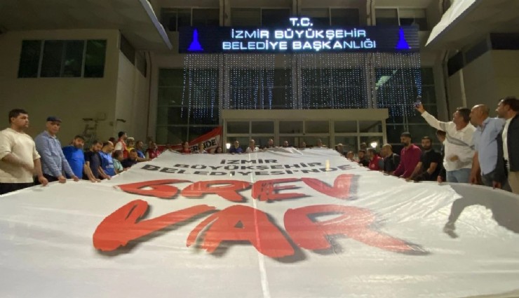 İzmir'de grev başladı, hayat durdu