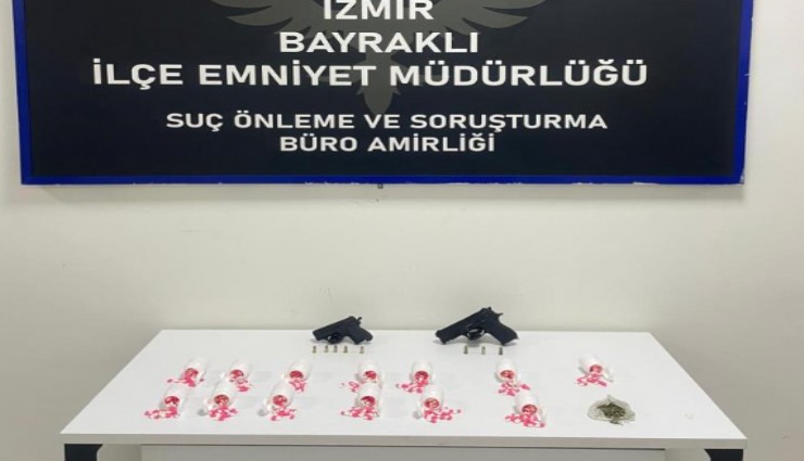 İzmir'de zehir taciri 3 şüpheli yakalandı