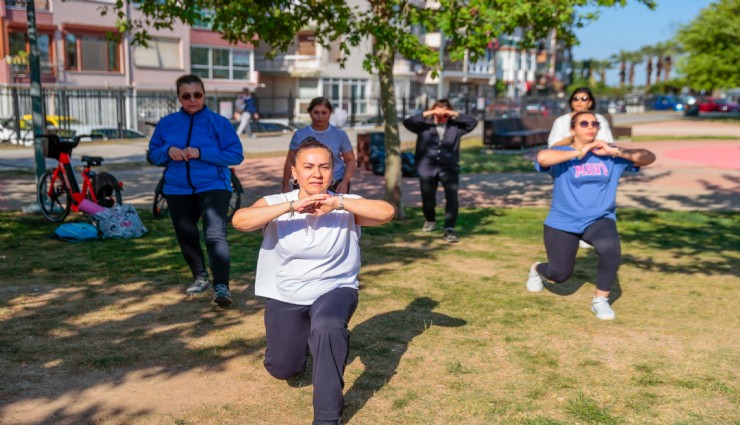 Konak’ta açık havada spor keyfi başladı