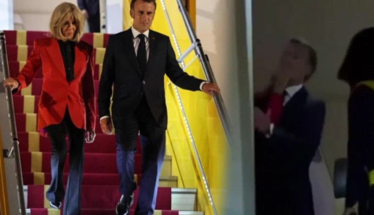 Macron'dan o görüntülere yanıt: 