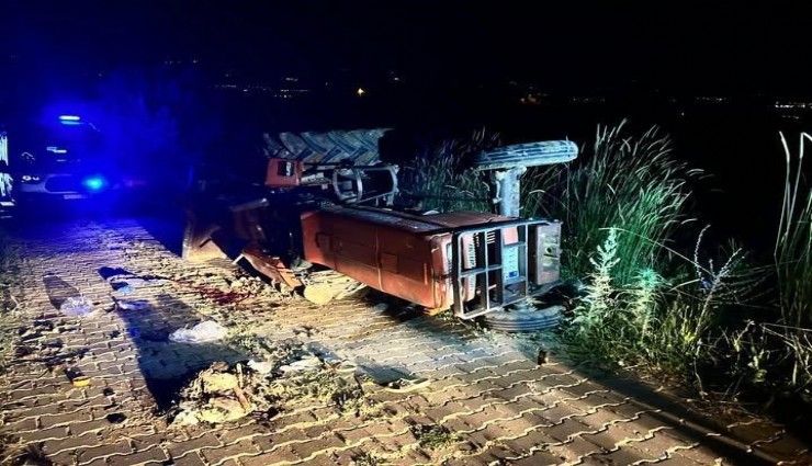 Manisa'da traktörün altında kalarak can veren 2 çocuk babası hayatını kaybetti, eşi ise yaralandı
