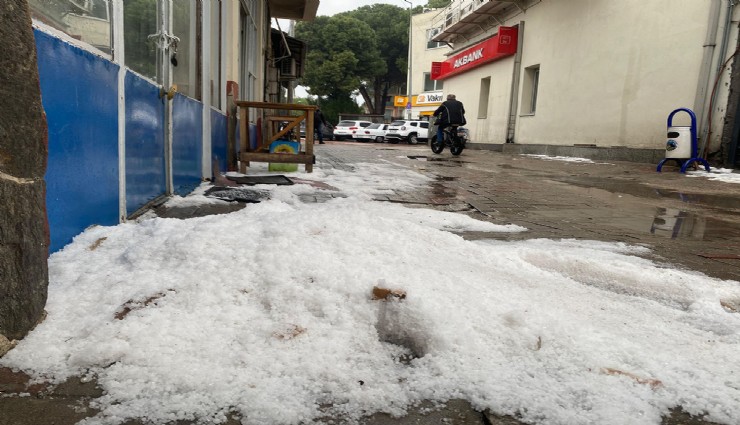 Manisa'yı dolu vurdu
