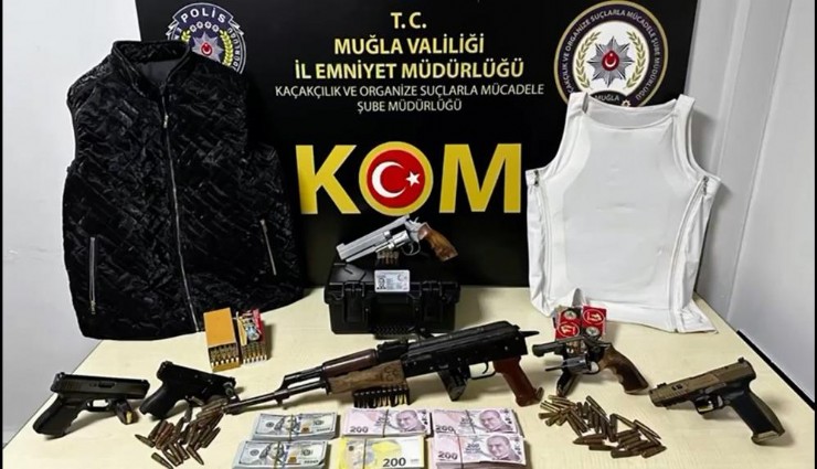 Muğla'da lüks villaya dron destekli operasyon