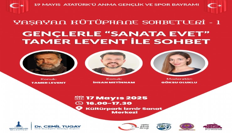 Yaşayan Kütüphane Sohbetleri Tamer Levent ile başlıyor