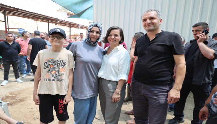 Başkan Kınay’dan modern kurban alanına bayram ziyareti