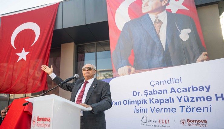 Bornova’da vefa günü: Dr. Şaban Acarbay’ın ismi yüzme havuzunda yaşayacak