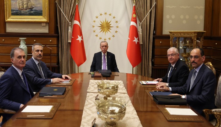 Erdoğan başkanlığında güvenlik toplantısı gerçekleştirildi
