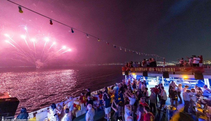 Göztepe’nin 100. yılında gökyüzü sarı-kırmızı